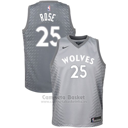 camiseta derrick rose wolves